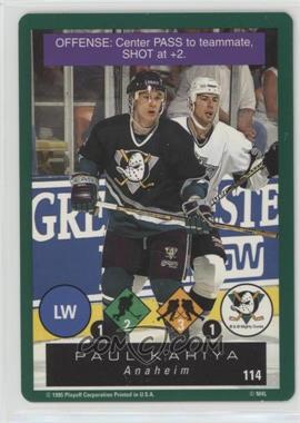 1995-96 Playoff One on One Challenge - [Base] #114 - Paul Kariya