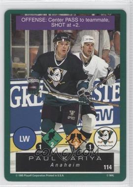 1995-96 Playoff One on One Challenge - [Base] #114 - Paul Kariya