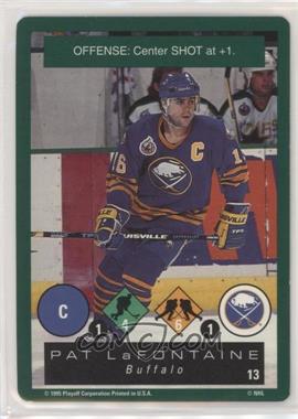 1995-96 Playoff One on One Challenge - [Base] #13 - Pat LaFontaine