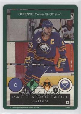 1995-96 Playoff One on One Challenge - [Base] #13 - Pat LaFontaine