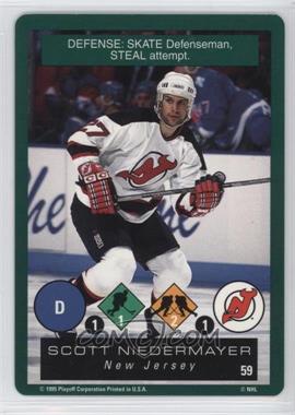 1995-96 Playoff One on One Challenge - [Base] #59 - Scott Niedermayer