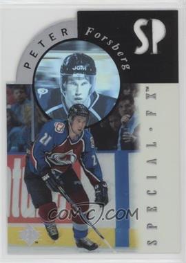 1995-96 SP - Holoview - Die-Cut #FX4 - Peter Forsberg