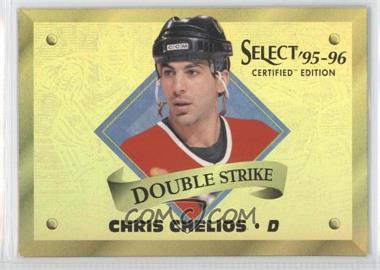 1995-96 Select Certified Edition - Double Strike - Gold #4 - Chris Chelios /903