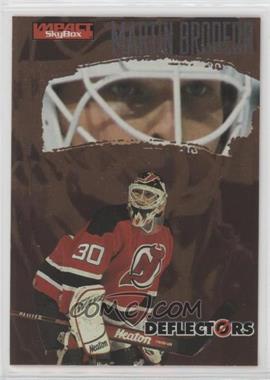 1995-96 Skybox Impact - Deflectors #11 - Martin Brodeur