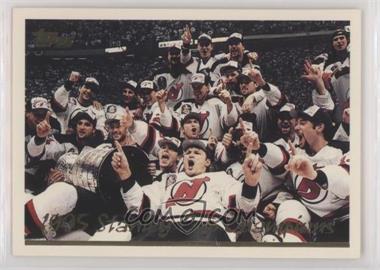 1995-96 Topps - [Base] #218 - New Jersey Devils Team [EX to NM]