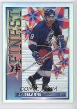 1995-96 Topps - Mystery Finest - Refractor #M9 - Teemu Selanne