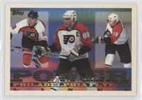 John LeClair, Eric Lindros, Mikael Renberg