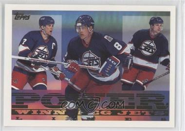 1995-96 Topps - Power Lines #2PL - Keith Tkachuk, Alex Zhamnov, Teemu Selanne