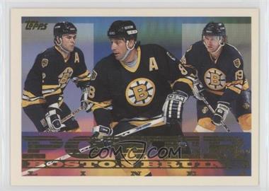 1995-96 Topps - Power Lines #7PL - Mariusz Czerkawski, Adam Oates, Cam Neely