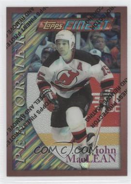 1995-96 Topps Finest - [Base] - Refractor #38 - John MacLean