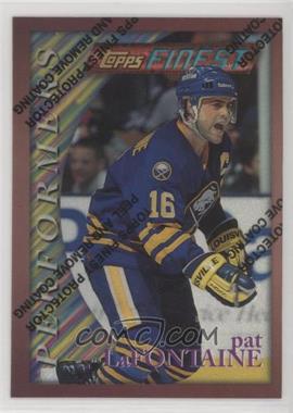 1995-96 Topps Finest - [Base] - Refractor #40 - Pat LaFontaine