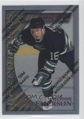 1995-96 Topps Finest - [Base] #102 - Nelson Emerson