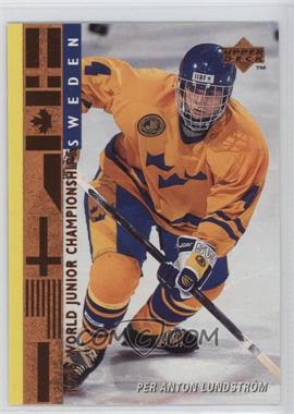 1995-96 Upper Deck - [Base] #562 - Per Anton Lundstrom