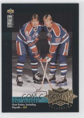 1995-96 Upper Deck - Multi-Product Insert Wayne Gretzky's Record Collection #G9 - Wayne Gretzky