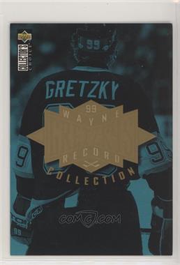 1995-96 Upper Deck - Wayne Gretzky's Record Collection - Jumbo #GCHEC - Wayne Gretzky (Checklist)