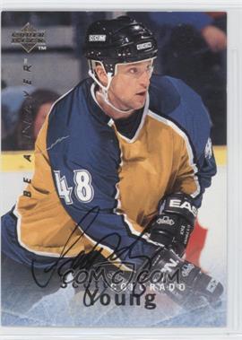 1995-96 Upper Deck Be a Player - [Base] - Autographs #S107 - Scott Young