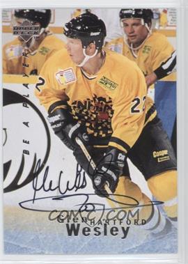 1995-96 Upper Deck Be a Player - [Base] - Autographs #S116 - Glen Wesley