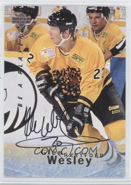1995-96 Upper Deck Be a Player - [Base] - Autographs #S116 - Glen Wesley