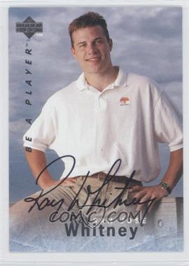 1995-96 Upper Deck Be a Player - [Base] - Autographs #S125 - Ray Whitney