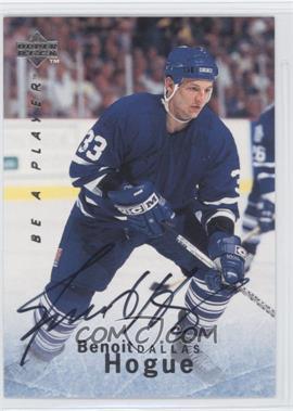 1995-96 Upper Deck Be a Player - [Base] - Autographs #S126 - Benoit Hogue