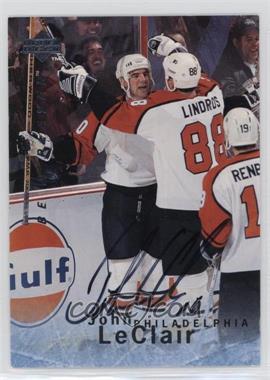 1995-96 Upper Deck Be a Player - [Base] - Autographs #S130 - John LeClair