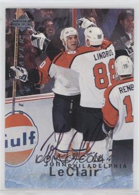 1995-96 Upper Deck Be a Player - [Base] - Autographs #S130 - John LeClair