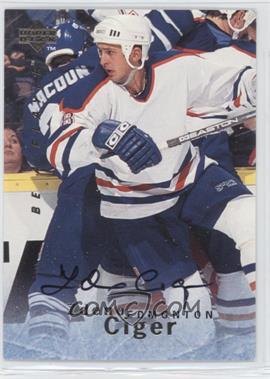 1995-96 Upper Deck Be a Player - [Base] - Autographs #S137 - Zdeno Ciger