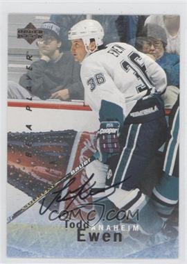 1995-96 Upper Deck Be a Player - [Base] - Autographs #S155 - Todd Ewen