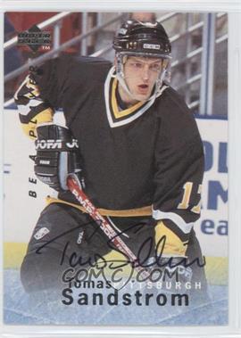 1995-96 Upper Deck Be a Player - [Base] - Autographs #S160 - Tomas Sandstrom