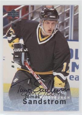 1995-96 Upper Deck Be a Player - [Base] - Autographs #S160 - Tomas Sandstrom