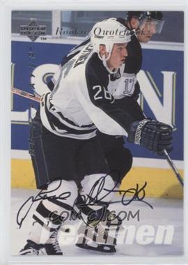 1995-96 Upper Deck Be a Player - [Base] - Autographs #S175 - Jere Lehtinen