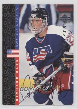 1995-96 Upper Deck Be a Player - [Base] - Autographs #S185 - Richard Park