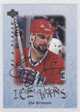 1995-96 Upper Deck Be a Player - [Base] - Autographs #S224 - Stu Grimson