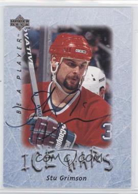 1995-96 Upper Deck Be a Player - [Base] - Autographs #S224 - Stu Grimson