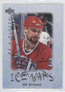 1995-96 Upper Deck Be a Player - [Base] - Autographs #S224 - Stu Grimson