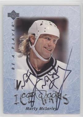 1995-96 Upper Deck Be a Player - [Base] - Autographs #S225 - Marty McSorley