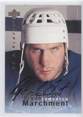 1995-96 Upper Deck Be a Player - [Base] - Autographs #S39 - Bryan Marchment