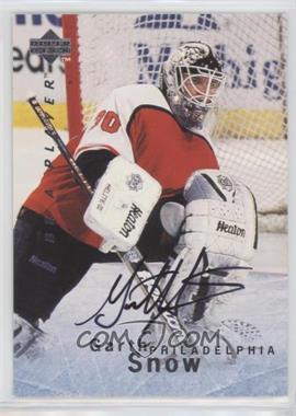 1995-96 Upper Deck Be a Player - [Base] - Autographs #S57 - Garth Snow