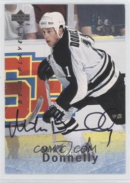 1995-96 Upper Deck Be a Player - [Base] - Autographs #S80 - Mike Donnelly