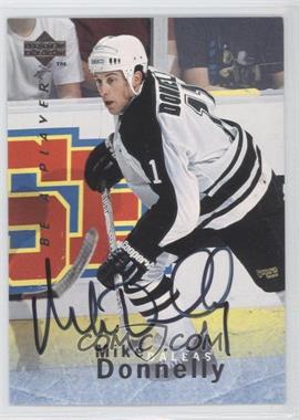 1995-96 Upper Deck Be a Player - [Base] - Autographs #S80 - Mike Donnelly