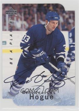 1995-96 Upper Deck Be a Player - [Base] - Die-Cut Autographs #S126 - Benoit Hogue