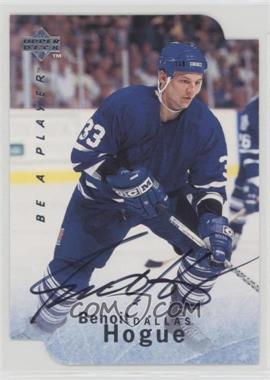 1995-96 Upper Deck Be a Player - [Base] - Die-Cut Autographs #S126 - Benoit Hogue