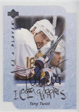 1995-96 Upper Deck Be a Player - [Base] - Die-Cut Autographs #S214 - Tony Twist [Noted]