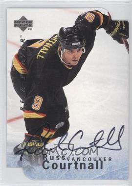 1995-96 Upper Deck Be a Player - [Base] - Die-Cut Autographs #S65 - Russ Courtnall