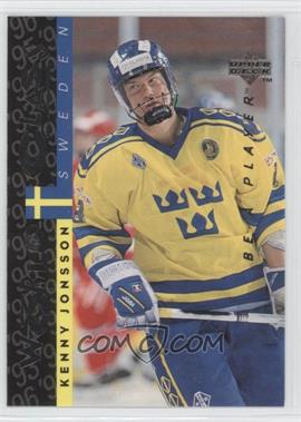 1995-96 Upper Deck Be a Player - [Base] #180 - Kenny Jonsson