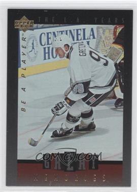 1995-96 Upper Deck Be a Player - Great Memories #GM01 - Wayne Gretzky