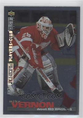 1995-96 Upper Deck Collector's Choice - [Base] - Platinum Player's Club #100 - Mike Vernon