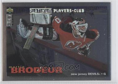 1995-96 Upper Deck Collector's Choice - [Base] - Platinum Player's Club #204 - Martin Brodeur