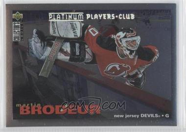 1995-96 Upper Deck Collector's Choice - [Base] - Platinum Player's Club #204 - Martin Brodeur