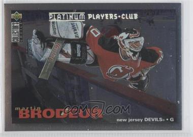 1995-96 Upper Deck Collector's Choice - [Base] - Platinum Player's Club #204 - Martin Brodeur